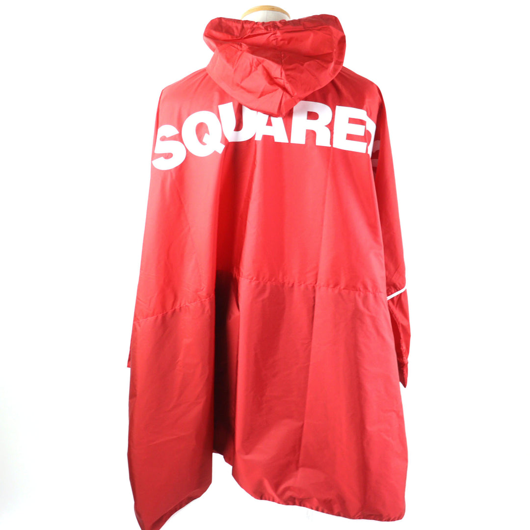 極美品○DSQUARED2 ディースクエアード S75AM0770 バックロゴ カンガルーポケット ウィンドブレーカー ナイロンジャケット 38 正規品