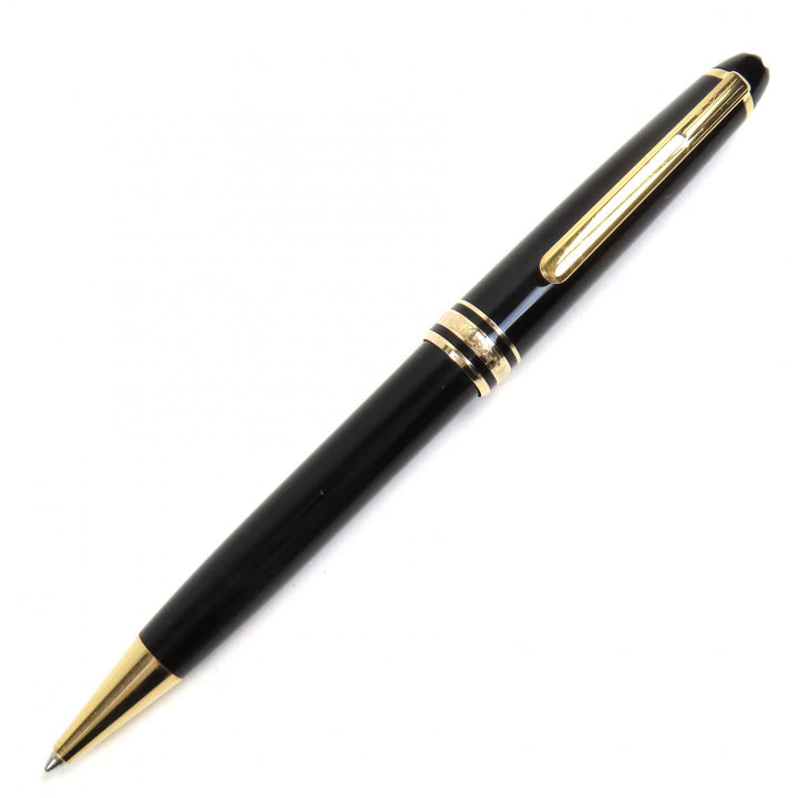 良品△MONTBLANC モンブラン マイスターシュテュック クラシック PIX ホワイトスター ツイスト式 ボールペン 黒 ゴールド 筆記確認済み