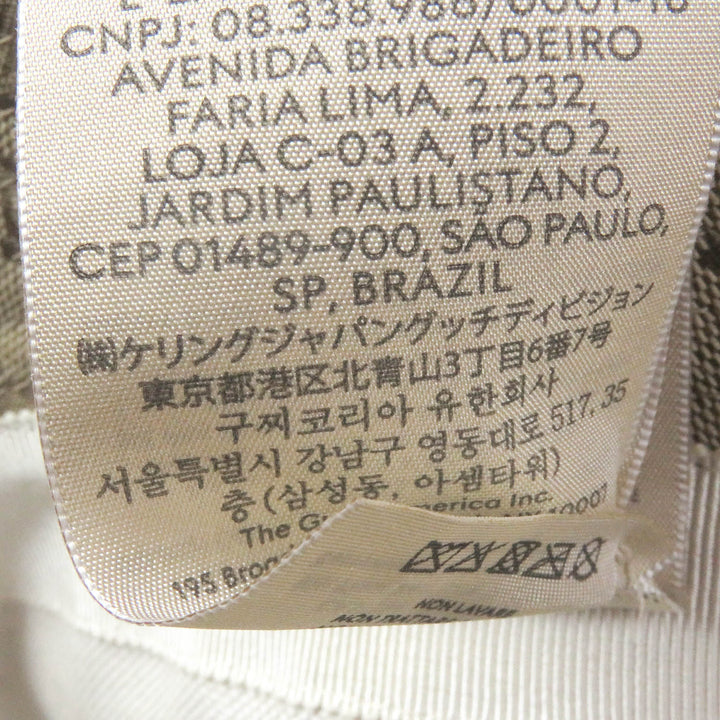 美品□GUCCI Palace グッチ パレス 726133 GGキャンバス ウェブライン バケットハット 帽子 ベージュ M/58cm イタリア製 正規品 メンズ