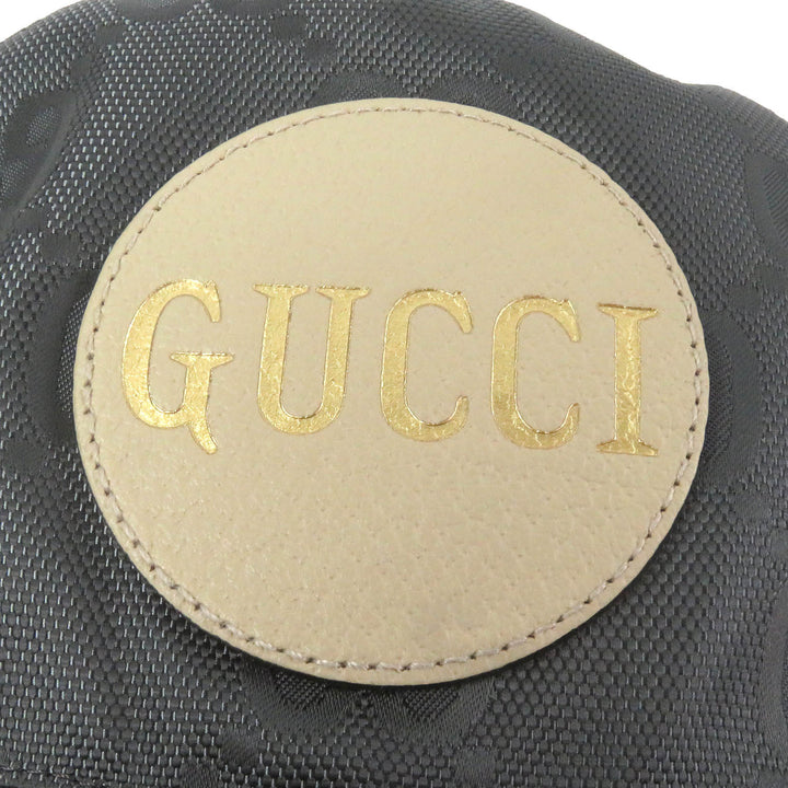 極美品□GUCCI グッチ 627115 Off The Grid GGロゴ総柄 レザーパイピング バケットハット 帽子 グレー S/57cm イタリア製 正規品 メンズ