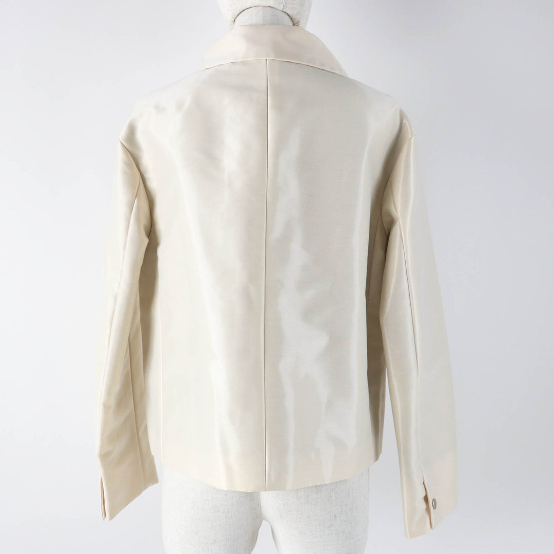 未使用品◎Aquascutum アクアスキュータム ホワイトレーベル ジャケット ライトベージュ 6 日本製 正規品 レディース 定価75000円