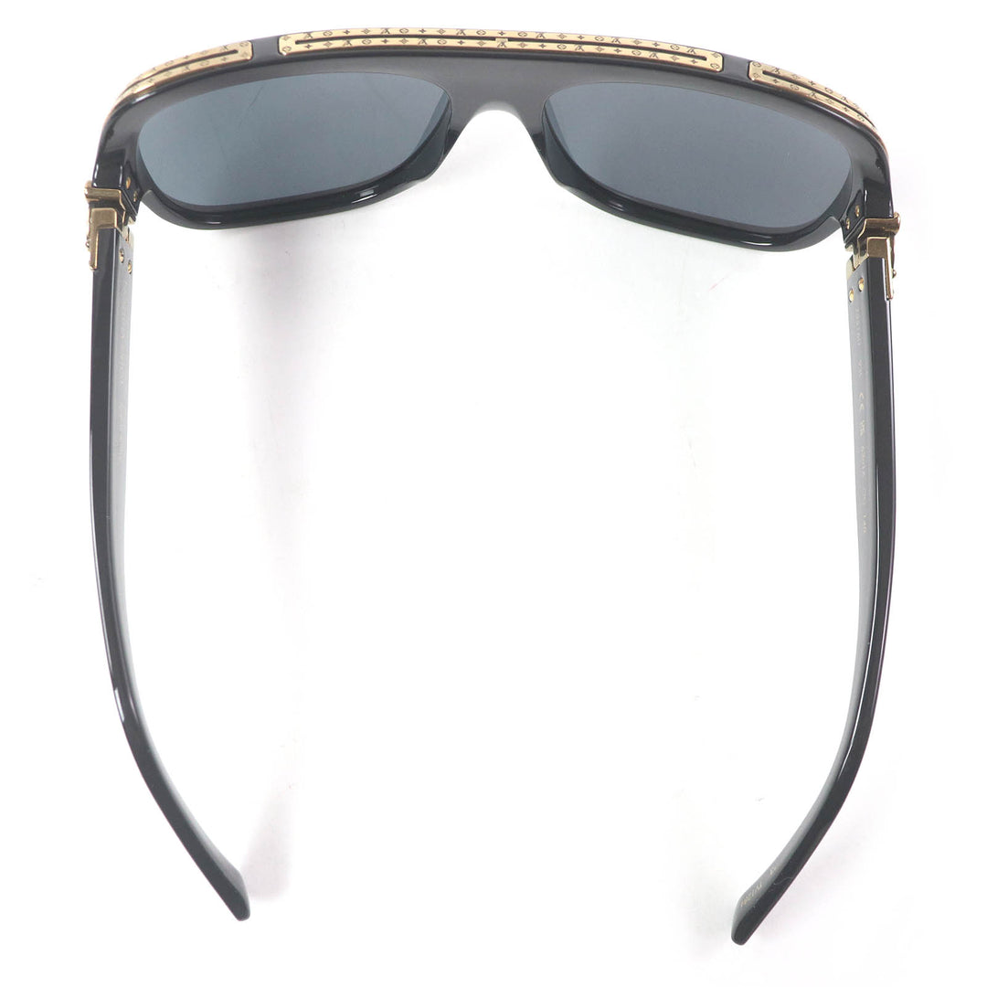 極美品□LOUIS VUITTON ルイヴィトン 2024年製 Z2516U サングラス・1.0 ミリオネア サングラス ノワール 63□16-140 伊製 定価123200円