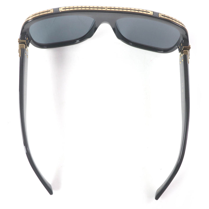 極美品□LOUIS VUITTON ルイヴィトン 2024年製 Z2516U サングラス・1.0 ミリオネア サングラス ノワール 63□16-140 伊製 定価123200円