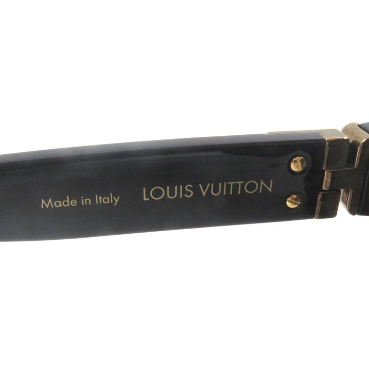 極美品□LOUIS VUITTON ルイヴィトン 2024年製 Z2516U サングラス・1.0 ミリオネア サングラス ノワール 63□16-140 伊製 定価123200円