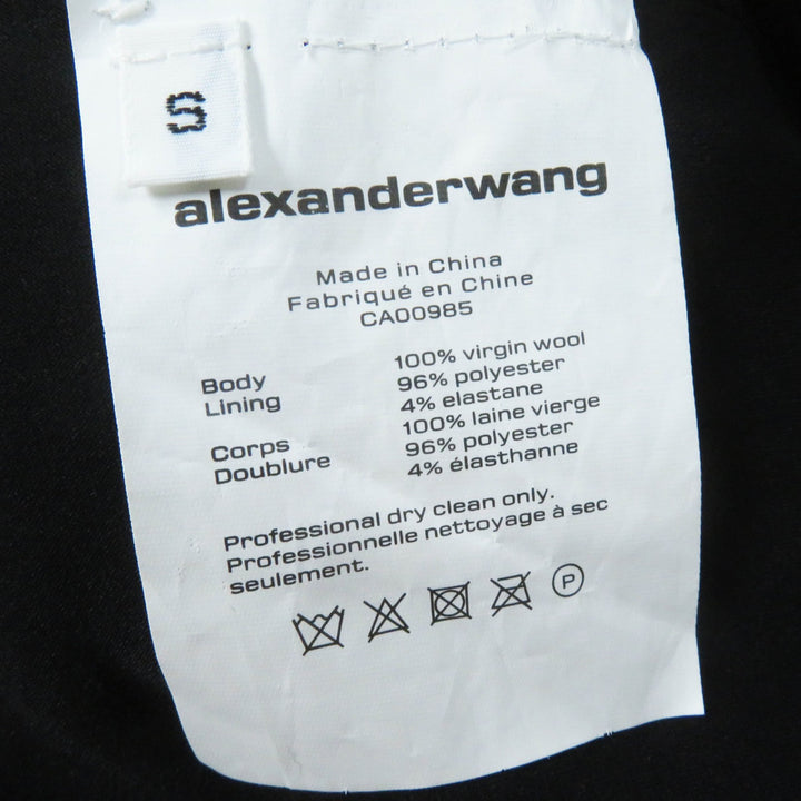 未使用品◎Alexander Wang アレキサンダーワン 1W496140L3 ドルマンスリーブ ワンピース／ドレス ブラック S 正規品 レディース