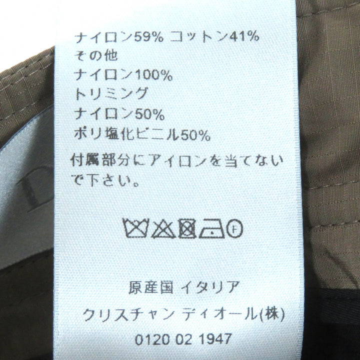 極美品△DIOR ディオール オム 293C179A4717 バックルバミューダ ロゴワッペン 短パン ハーフパンツ ショートパンツ ブラウン 52 正規品
