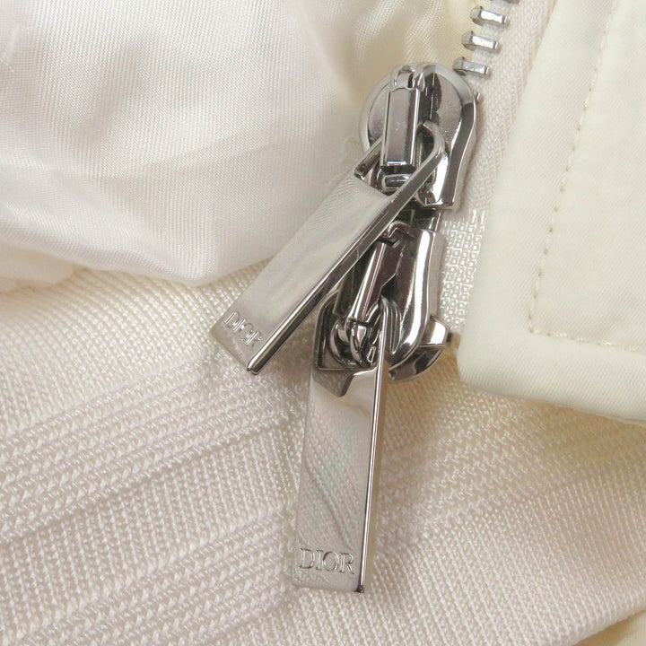 極美品□DIOR×Cactus Jack ディオール オム×カクタスジャック 943C439J5515 サドルポケット 中綿 ブルゾン アイボリー 50 伊製 正規品