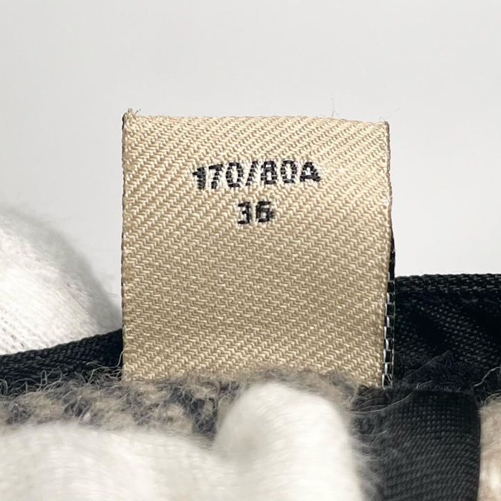極美品▲BURBERRY バーバリー ウール100％ 裏地ノバチェック ショート丈 ダッフルコート ブラック 38 正規品 レディース