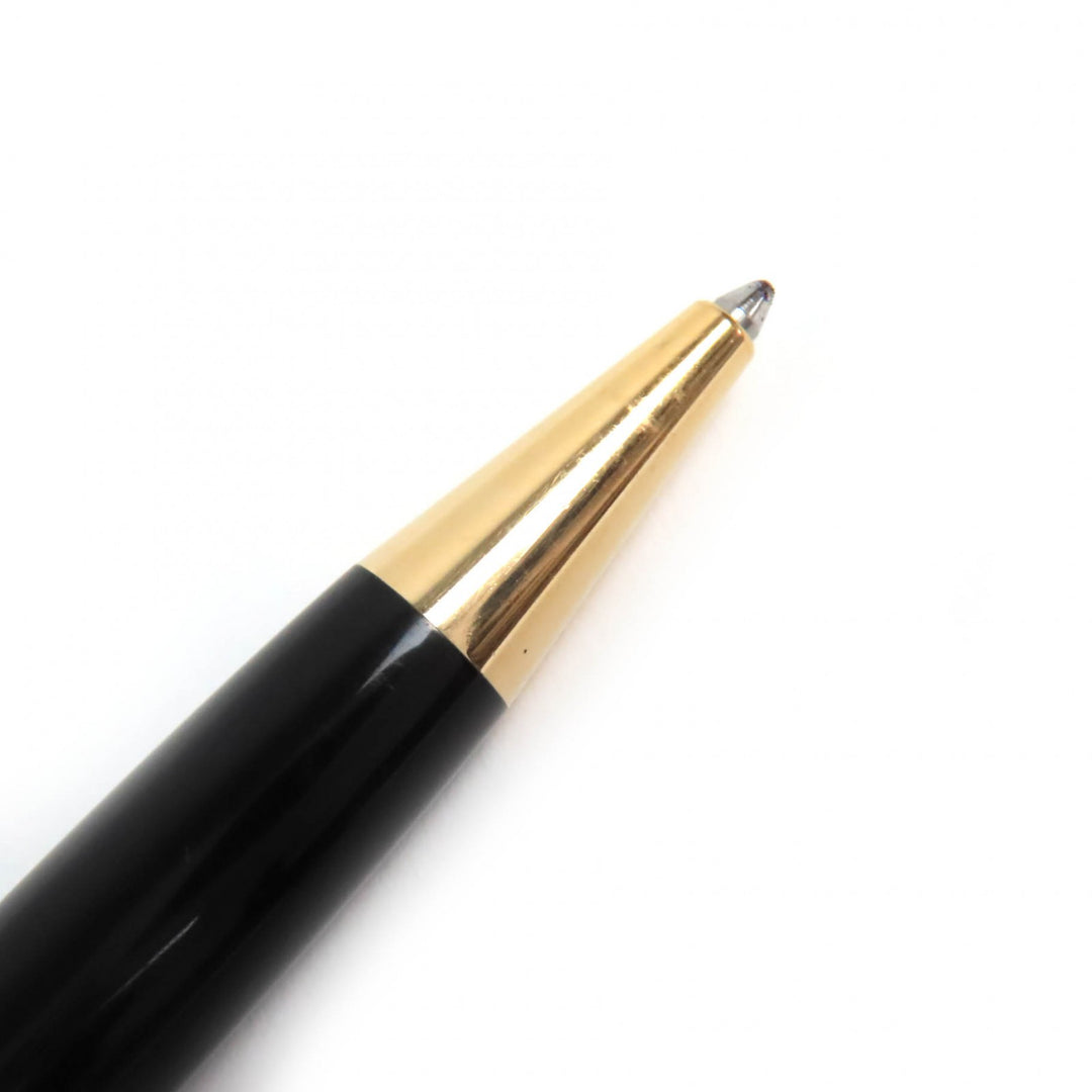 良品△MONTBLANC モンブラン マイスターシュテュック クラシック ホワイトスター ツイスト式 ボールペン ブラック ゴールド 筆記確認済み