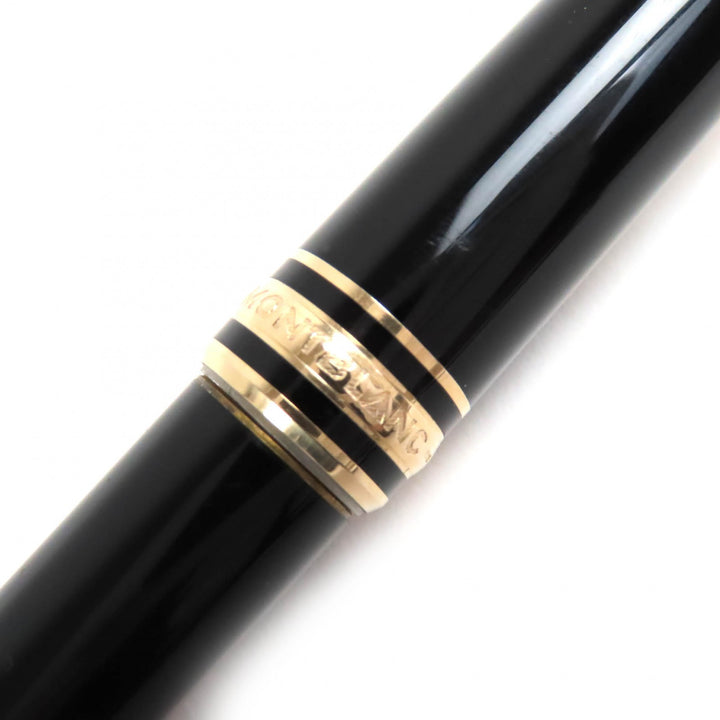 良品△MONTBLANC モンブラン マイスターシュテュック クラシック ホワイトスター ツイスト式 ボールペン ブラック ゴールド 筆記確認済み