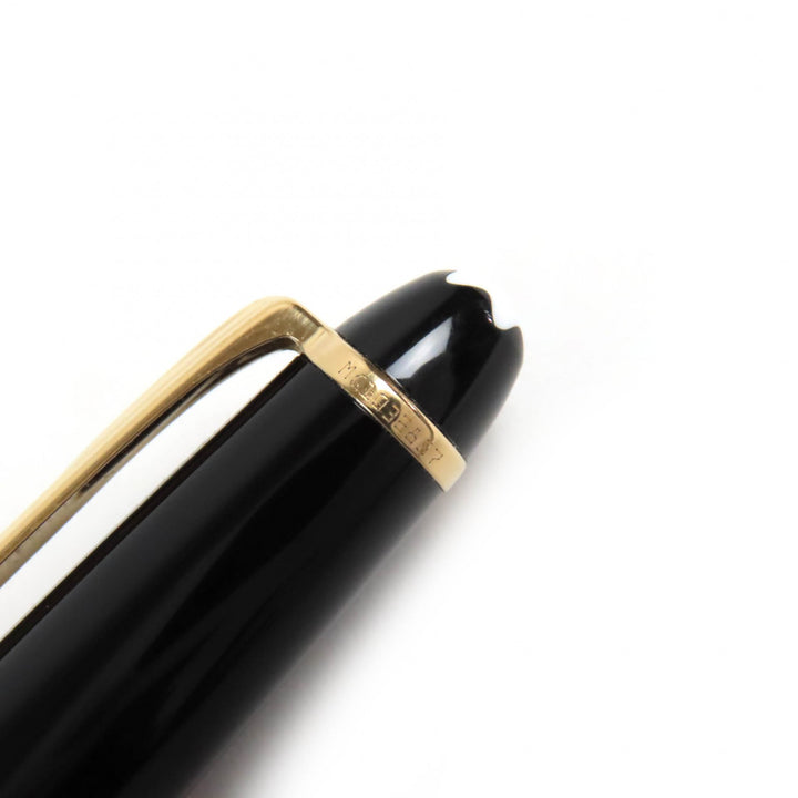 良品△MONTBLANC モンブラン マイスターシュテュック クラシック ホワイトスター ツイスト式 ボールペン ブラック ゴールド 筆記確認済み