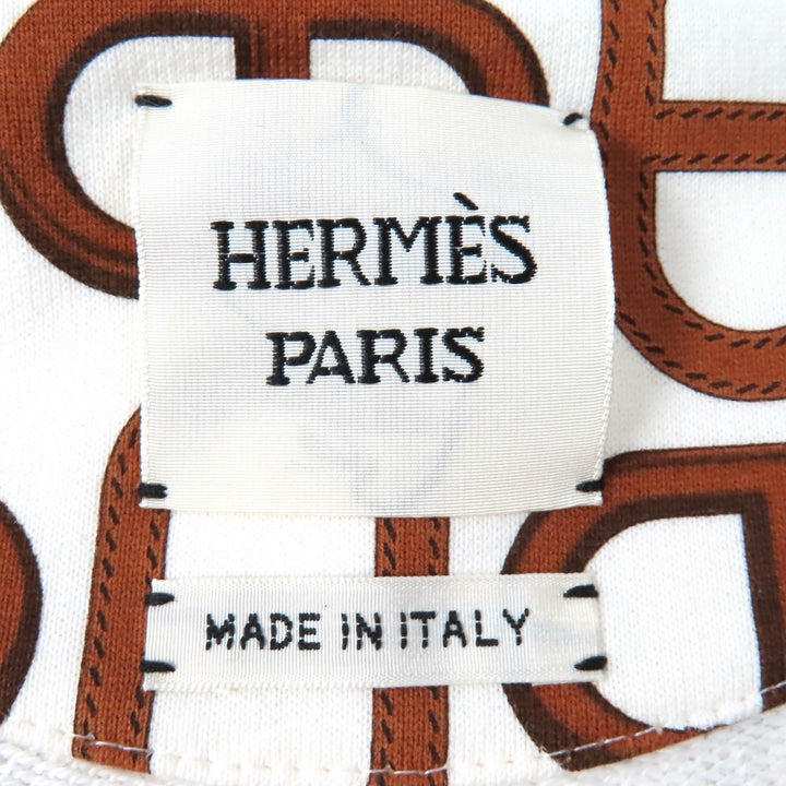 未使用△HERMES エルメス 2024年 コットン 4E4220DD Marron Alezan テディブルゾン セリエボタン シェーヌダンクル ジャケット 34 正規品