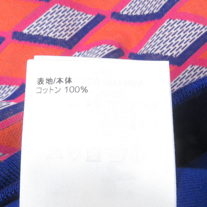 未使用品□LOUIS VUITTON ルイヴィトン 2022年製 ダイヤモンド ダミエ 総柄 ニット スウェット オレンジ L イタリア製 正規品 メンズ