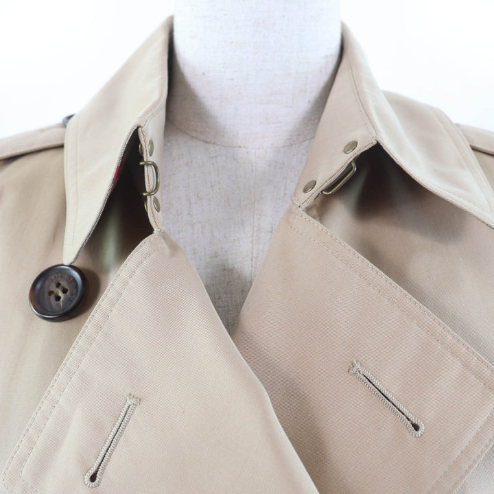 極美品☆BURBERRY LONDON バーバリーロンドン B1A88-430-51 ウールライナー付 トレンチコート ベージュ 36 日本製 正規品 レディース