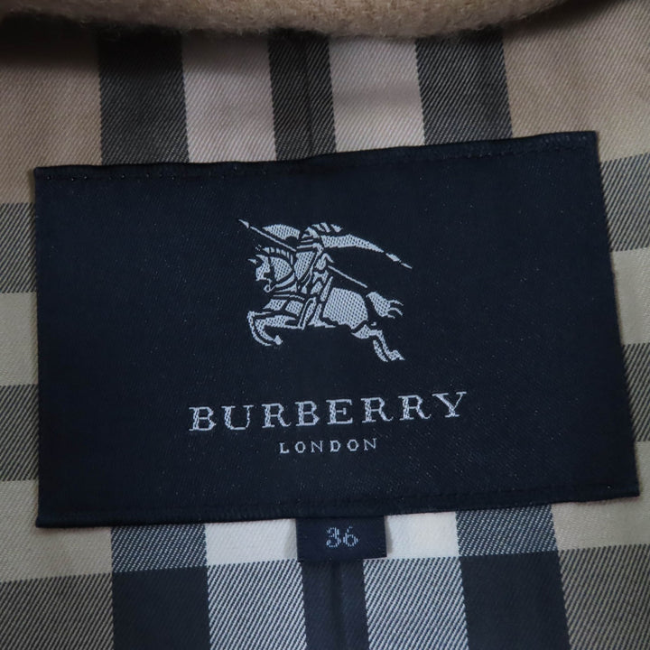 極美品☆BURBERRY LONDON バーバリーロンドン B1A88-430-51 ウールライナー付 トレンチコート ベージュ 36 日本製 正規品 レディース