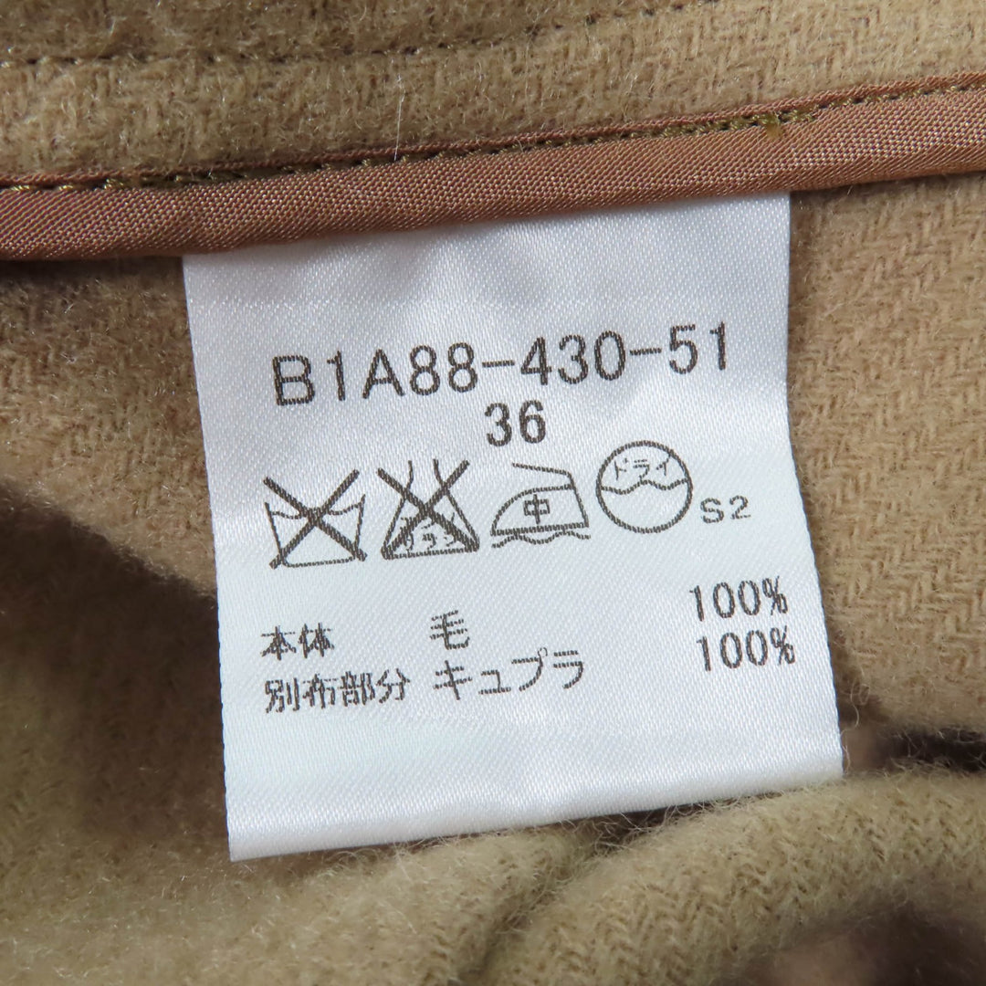 極美品☆BURBERRY LONDON バーバリーロンドン B1A88-430-51 ウールライナー付 トレンチコート ベージュ 36 日本製 正規品 レディース