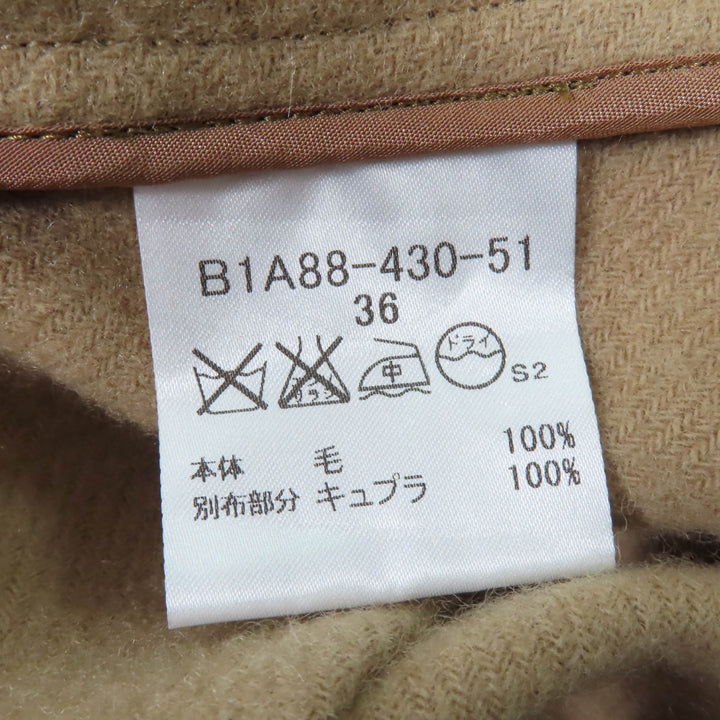 極美品☆BURBERRY LONDON バーバリーロンドン B1A88-430-51 ウールライナー付 トレンチコート ベージュ 36 日本製 正規品 レディース