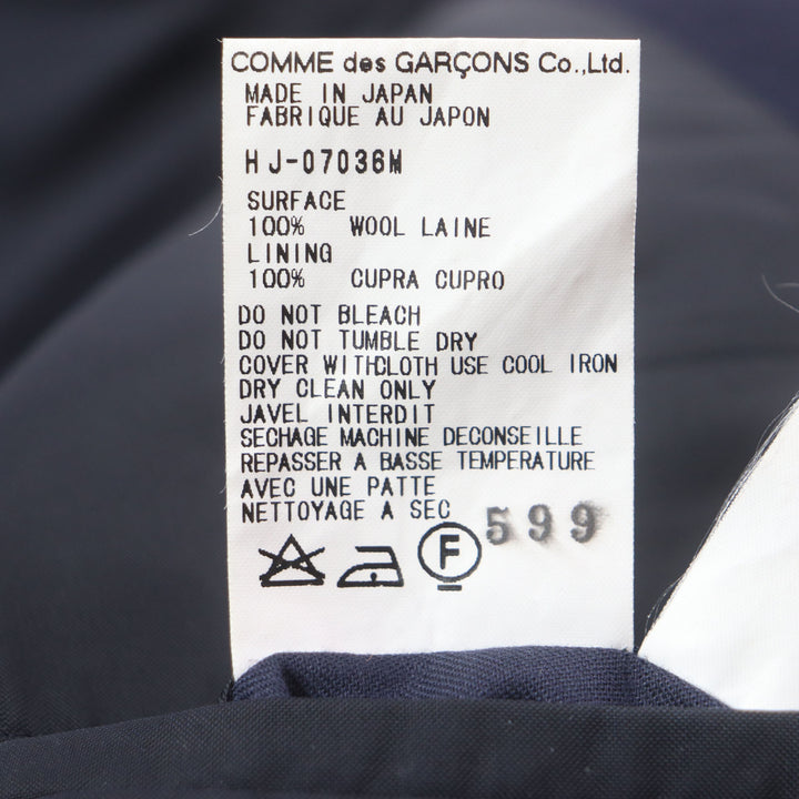 極美品▼COMME des GARCONS HOMME コムデギャルソンオム ヴィンテージ HJ-07036M 縮絨 99AWアーカイブ 希少コンディション ジャケット M