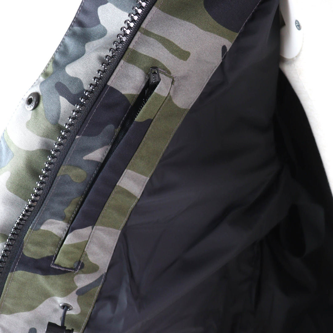 未使用品★CANADA GOOSE カナダグース 5806LP GABRIOLA PARKA カナダグースジャパン ロゴワッペン・フード付 カモフラ ダウンコート XS