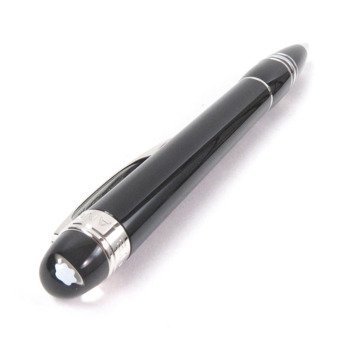 良品□MONTBLANC モンブラン プレシャスレジン スターウォーカー ホワイトスター ツイスト式 ボールペン ブラック シルバー ドイツ製