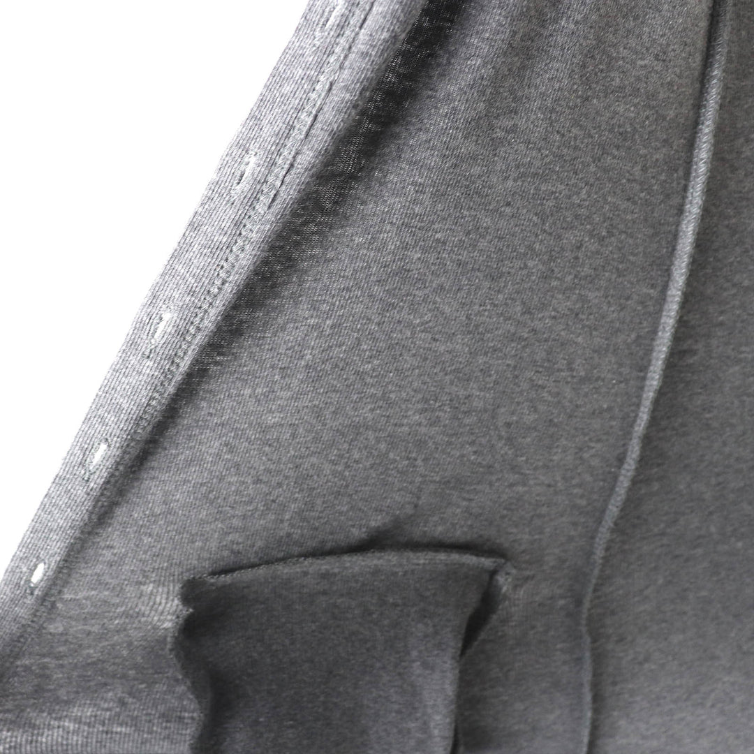 美品△Brunello Cucinelli ブルネロクチネリ シルクチュールカラー切替 ノースリーブカットソー ロングジレ ベスト グレー S 伊製 正規品