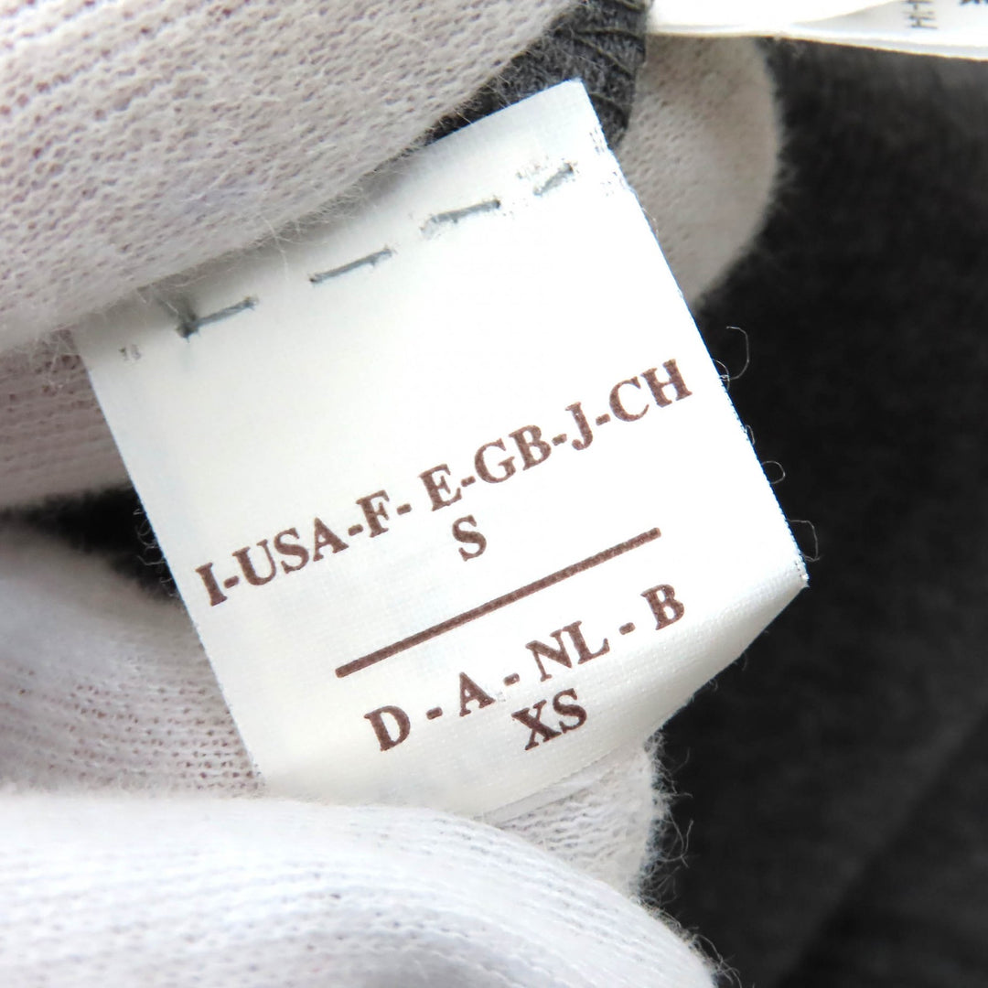 美品△Brunello Cucinelli ブルネロクチネリ シルクチュールカラー切替 ノースリーブカットソー ロングジレ ベスト グレー S 伊製 正規品