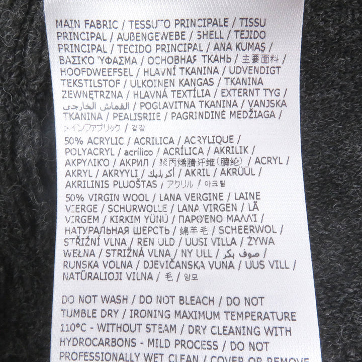 未使用品□MM6 Maison Margiela エムエムシックス メゾンマルジェラ 24AW SH0HL0011 バージンウール セーター グレー M 正規品 メンズ
