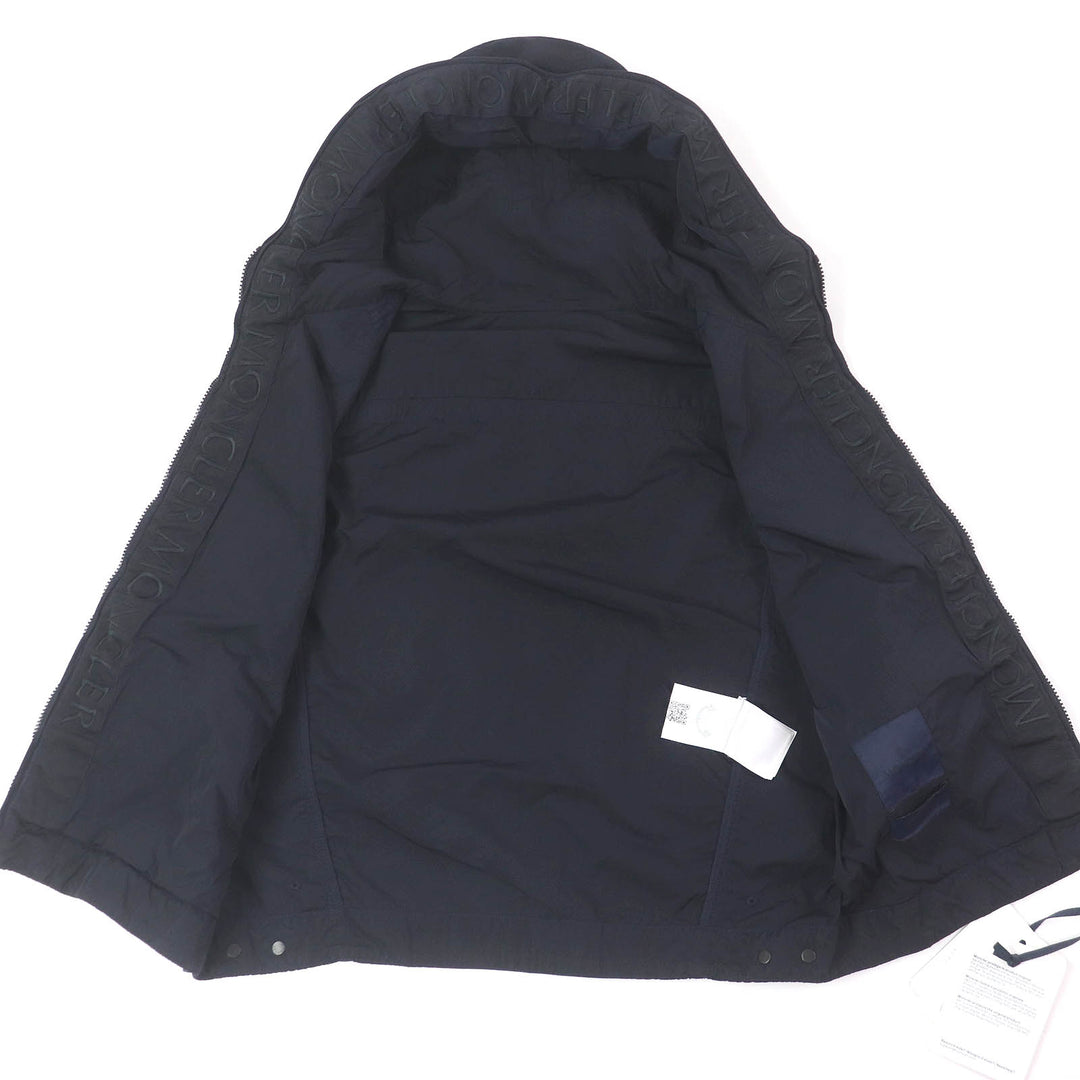未使用品□MONCLER モンクレール 20SS TOUQUES GIUBBOTTO ロゴエンブロイダリー WZIP フーデッド ナイロンベスト ネイビー 2 正規品