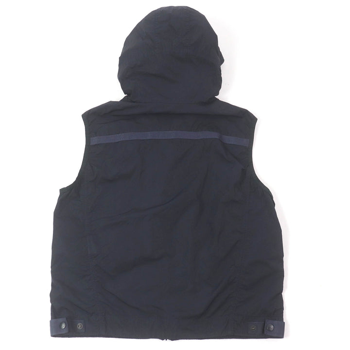 未使用品□MONCLER モンクレール 20SS TOUQUES GIUBBOTTO ロゴエンブロイダリー WZIP フーデッド ナイロンベスト ネイビー 2 正規品