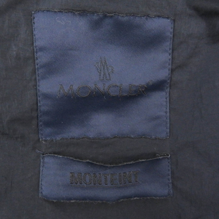 未使用品□MONCLER モンクレール 20SS TOUQUES GIUBBOTTO ロゴエンブロイダリー WZIP フーデッド ナイロンベスト ネイビー 2 正規品