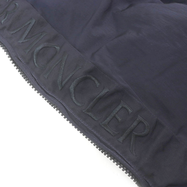 未使用品□MONCLER モンクレール 20SS TOUQUES GIUBBOTTO ロゴエンブロイダリー WZIP フーデッド ナイロンベスト ネイビー 3 正規品
