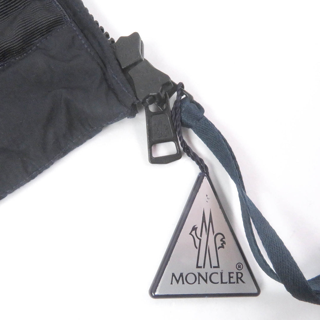 未使用品□MONCLER モンクレール 20SS TOUQUES GIUBBOTTO ロゴエンブロイダリー WZIP フーデッド ナイロンベスト ネイビー 3 正規品