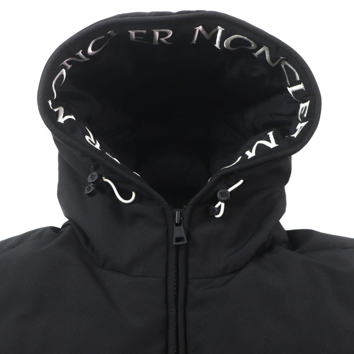 極美品▼モンクレール MONTCLAR GIUBBOTTO スリムフィット フード・ワッペン付き WZIPUP ダウンジャケット 1 ハンガー付き 正規品 メンズ
