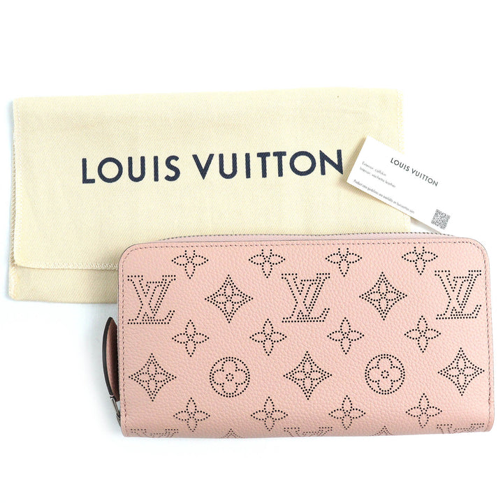 未使用品△LOUIS VUITTON ルイヴィトン M61868 マヒナ モノグラム ジッピーウォレット 長財布 マグノリア 保存袋付き 仏製 レディース