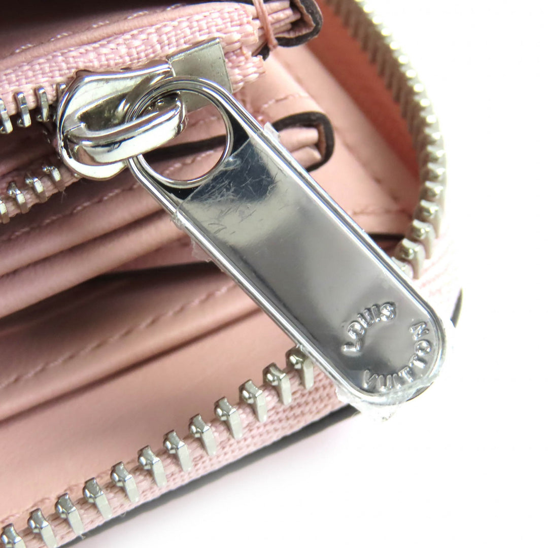 未使用品△LOUIS VUITTON ルイヴィトン M61868 マヒナ モノグラム ジッピーウォレット 長財布 マグノリア 保存袋付き 仏製 レディース