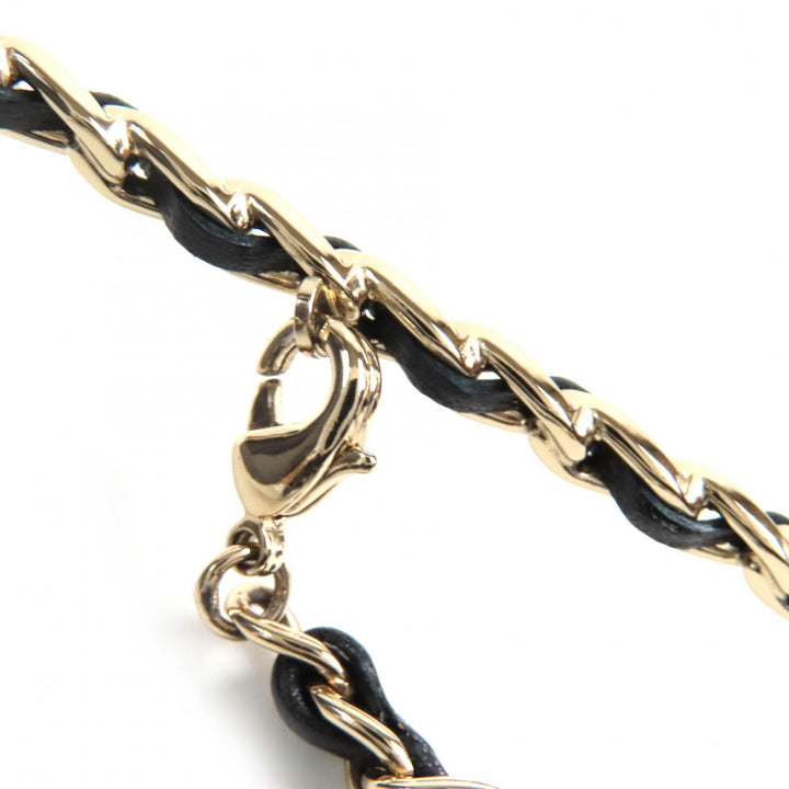 極美品△CHANEL シャネル 4274Q C395/T8 ココマーク フェイクパール チェーン付 バタフライ シェイプ サングラス アイウェア 59□16 135