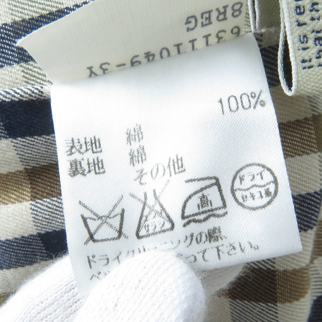 極美品☆Aquascutum アクアスキュータム 比翼仕立て ベルト付 ステンカラーコート ベージュ レディース約Mサイズ相当 正規品 レディース