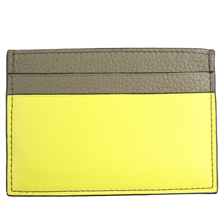 未使用品△LOEWE ロエベ C314322X01 SIGNATURE PLAIN CARDHOLDER シグネチャー プレーン カードホルダー ロゴ レザー カードケース 袋付