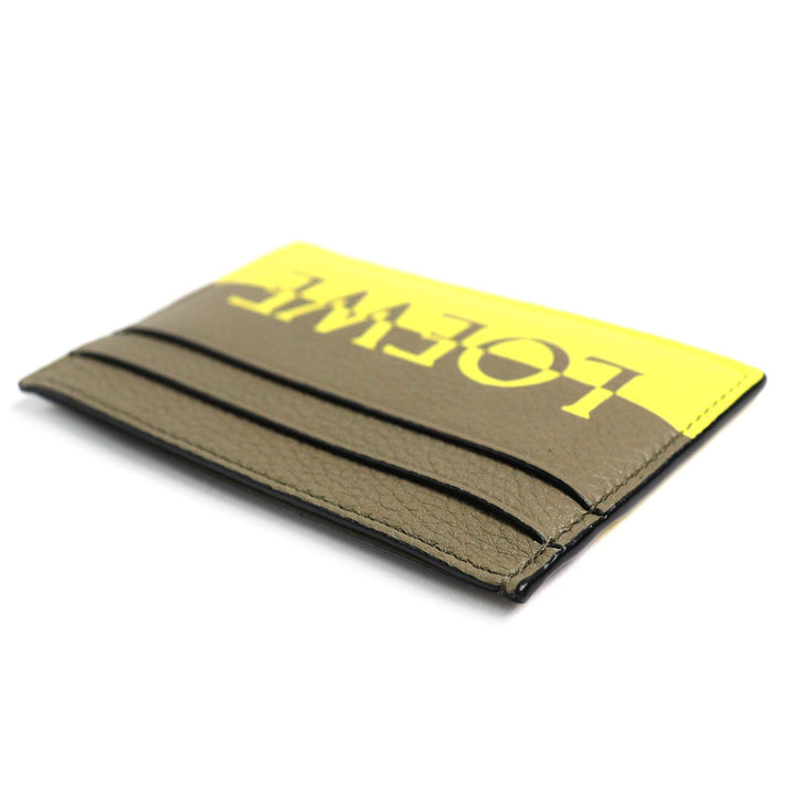 未使用品△LOEWE ロエベ C314322X01 SIGNATURE PLAIN CARDHOLDER シグネチャー プレーン カードホルダー ロゴ レザー カードケース 袋付