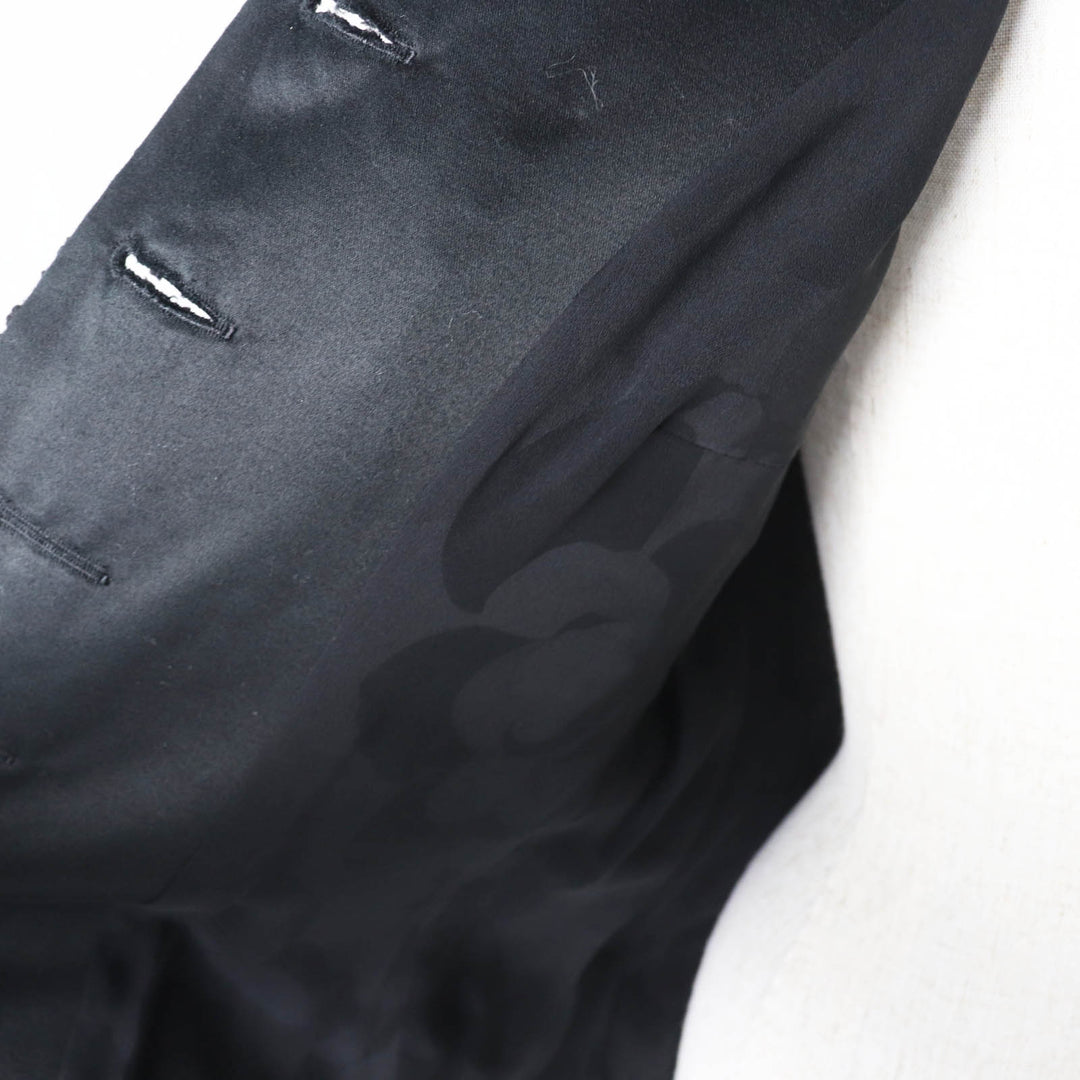 極美品◎CHANEL シャネル 22C P71826 ランウェイ着 ラインストーンココボタン イリディッセントツイード コート ブラック ラメ 34 正規品