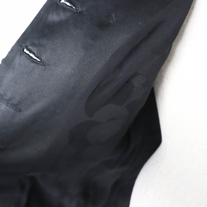 極美品◎CHANEL シャネル 22C P71826 ランウェイ着 ラインストーンココボタン イリディッセントツイード コート ブラック ラメ 34 正規品