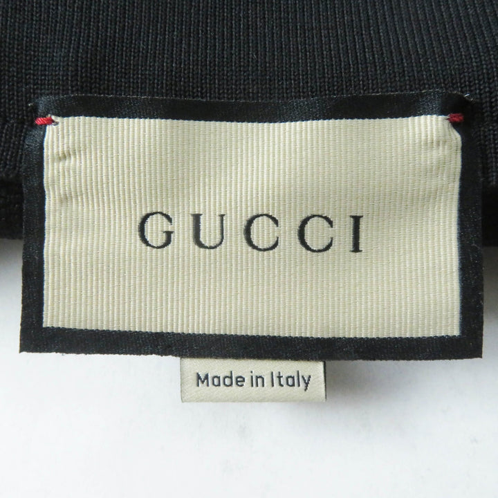 極美品◎GUCCI グッチ 655183 GG柄 ジャージー ジャガード スカート ブラック S イタリア製 正規品 レディース