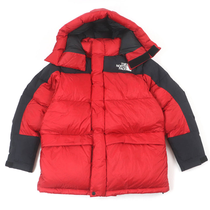 極美品□THE NORTH FACE ザ・ノースフェイス ND92031 Him Down Parka ロゴ刺繍 GORE-TEX PERTEX ダウンジャケット レッド S 正規品