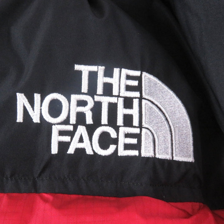 極美品□THE NORTH FACE ザ・ノースフェイス ND92031 Him Down Parka ロゴ刺繍 GORE-TEX PERTEX ダウンジャケット レッド S 正規品