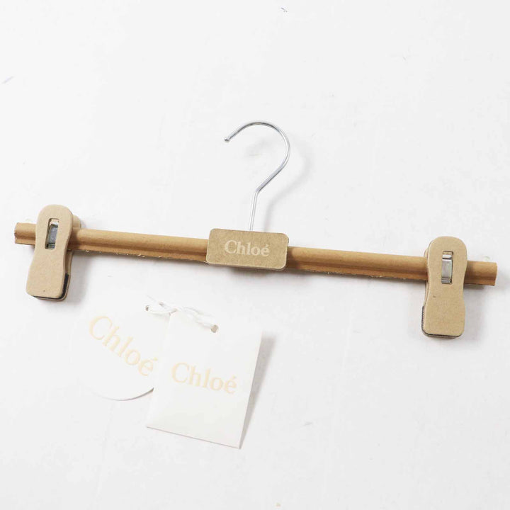 極美品◎Chloe クロエ CHC23APA ウール エラステン センタープレスパンツ ブラック 40 ハンガー付き イタリア製 正規品 レディース