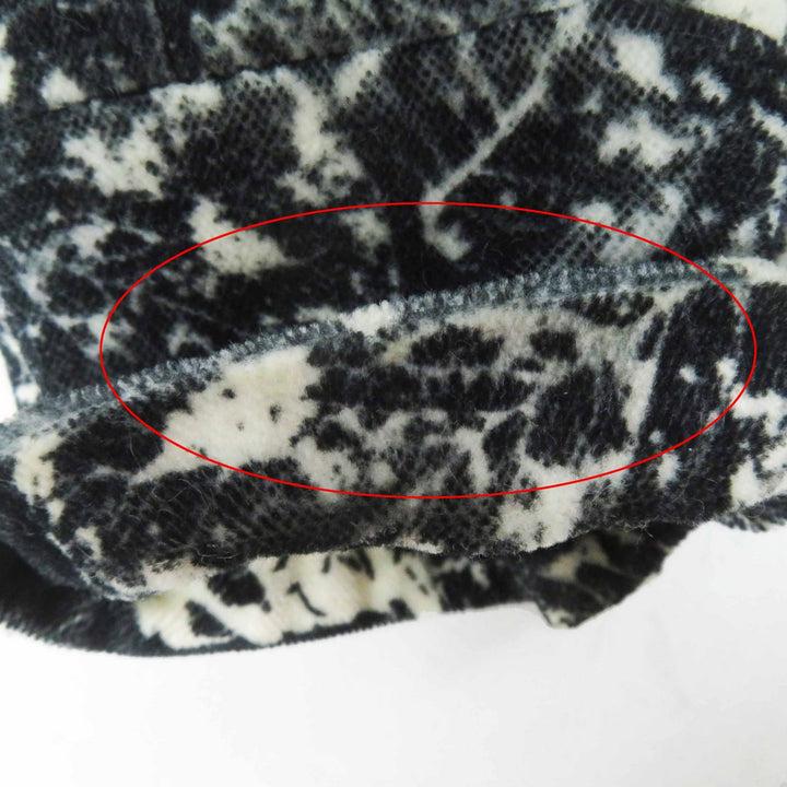 美品◎CHANEL シャネル P60011 一部・裏地シルク100％ ココボタン 総柄 ショールカラーコート ブラック ライトベージュ 38 仏製 正規品