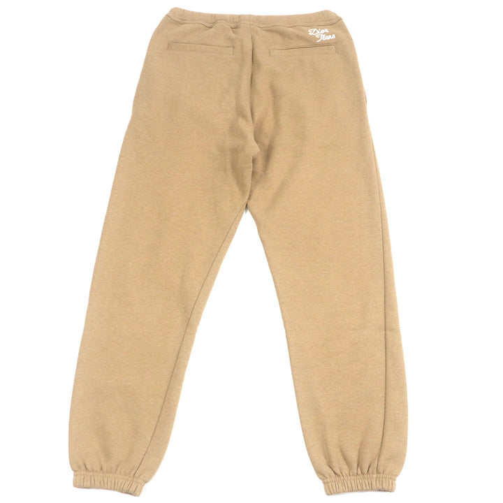 美品□DIOR DENIM TEARS ディオール オム デニムティアーズ 393J132A0815 ロゴワッペン スウェットパンツ ベージュ S イタリア製　正規品