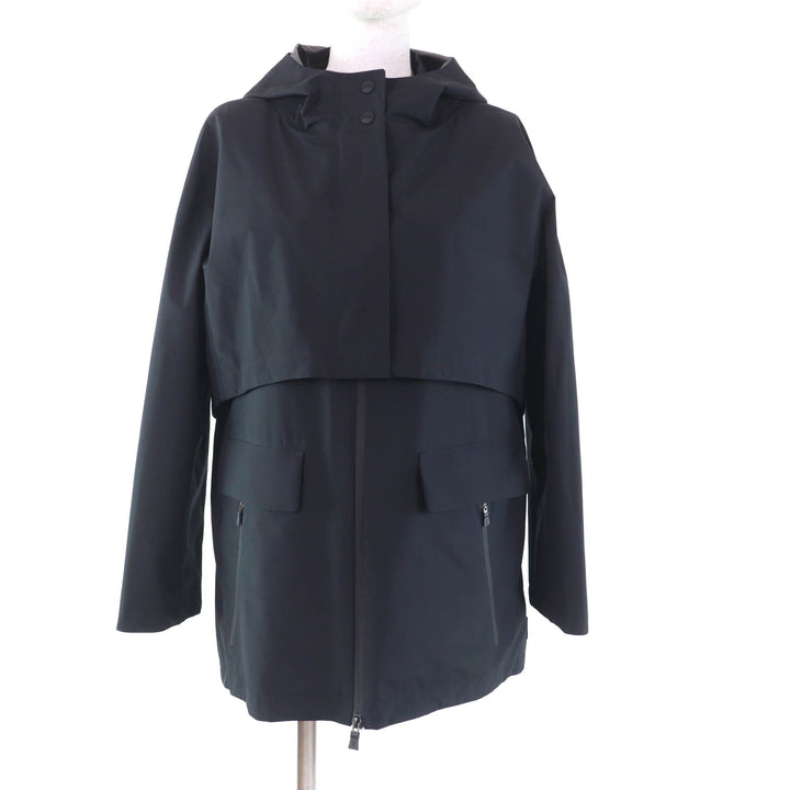極美品★Herno ヘルノ 2021年製 GC00055DL ラミナー GORE-TEX 3WAY ナイロンコート ブラック 40 ハンガー・ガーメント付き 正規品