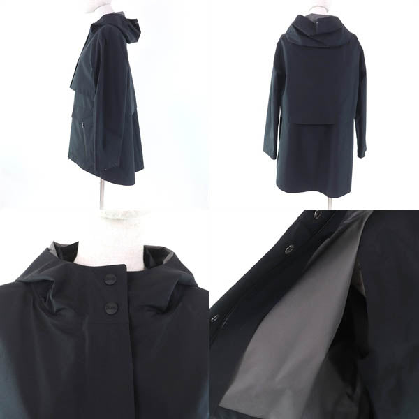 極美品★Herno ヘルノ 2021年製 GC00055DL ラミナー GORE-TEX 3WAY ナイロンコート ブラック 40 ハンガー・ガーメント付き 正規品