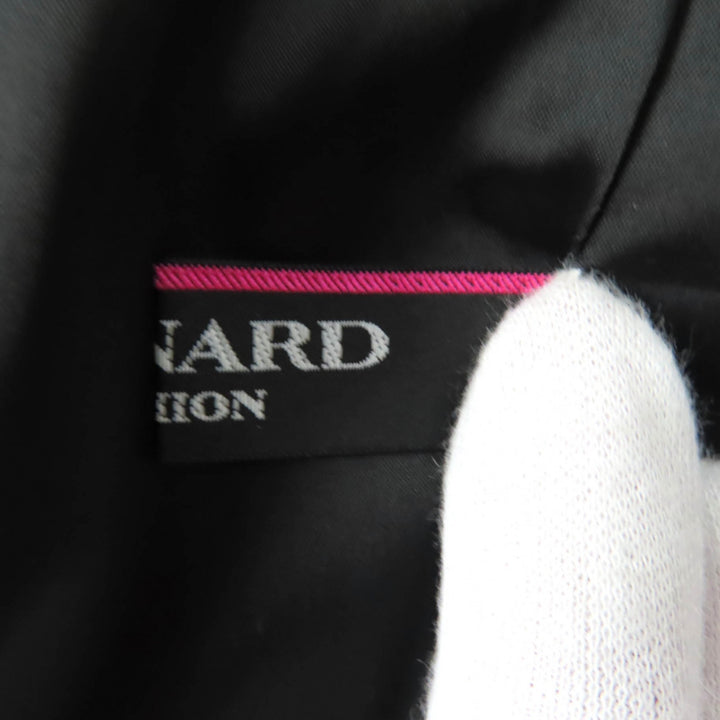 未使用品★LEONARD FASHION レオナール ファッション 0341900 レオパード 花柄 ウールジャケット ワンピース 2点set セットアップ 42